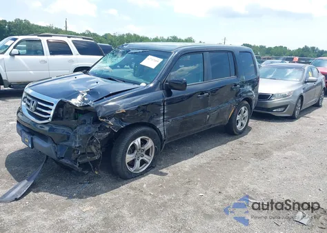 2012 Honda Pilot Ex-L from USA, damaged, VIN 5FNYF4H70CB065320